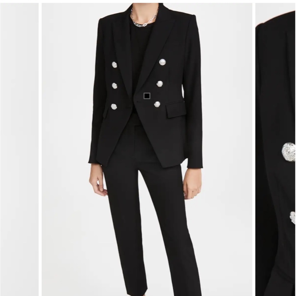 BNWT Veronica beard Miller Dickey blazer Black 00